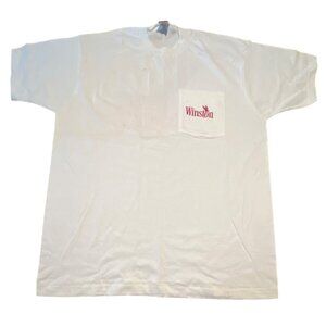 Vintage 90s Winston Eagle T-Shirt XL Single Stitch 100% Cotton Made In USA NEW‎